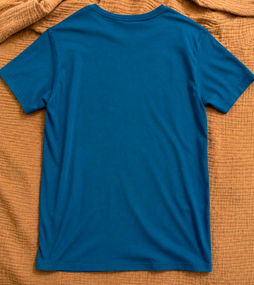 Napapijri T-Shirt Blue Royal vista posteriore